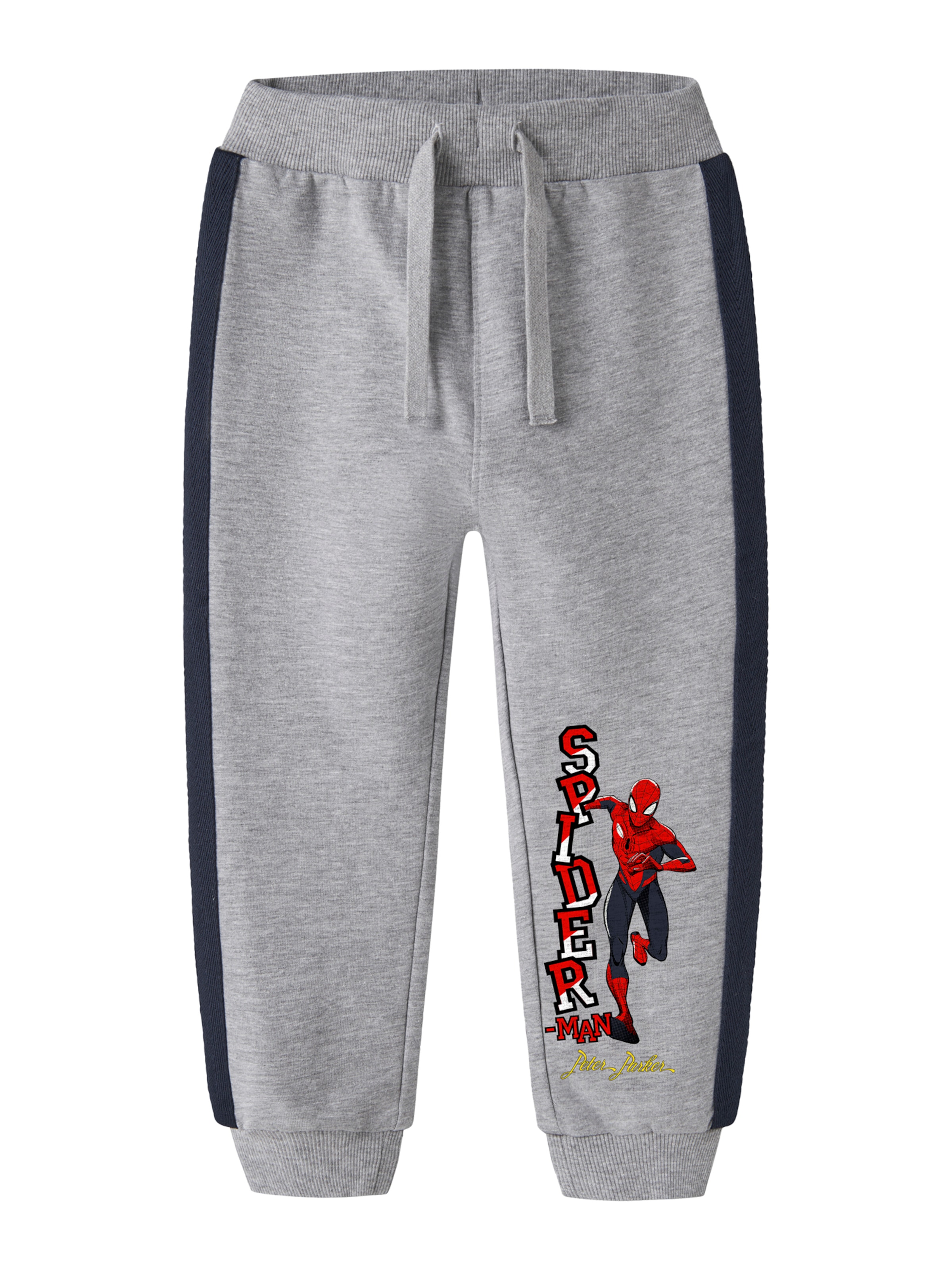 Effilé Pantalon 'NMMOLINDO SPIDER'' NAME IT en gris : devant