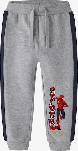 Effilé Pantalon 'NMMOLINDO SPIDER'' NAME IT en gris : devant