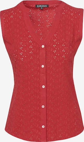 Camicia da donna di KOROSHI in rosso: frontale