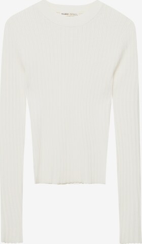 Pull&Bear Trui in Beige: voorkant