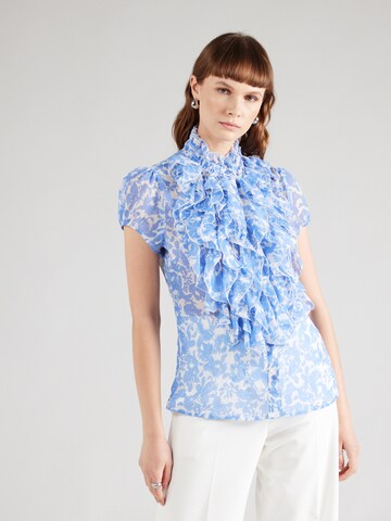 SAINT TROPEZ Blouse 'Lilja' in Blauw: voorkant