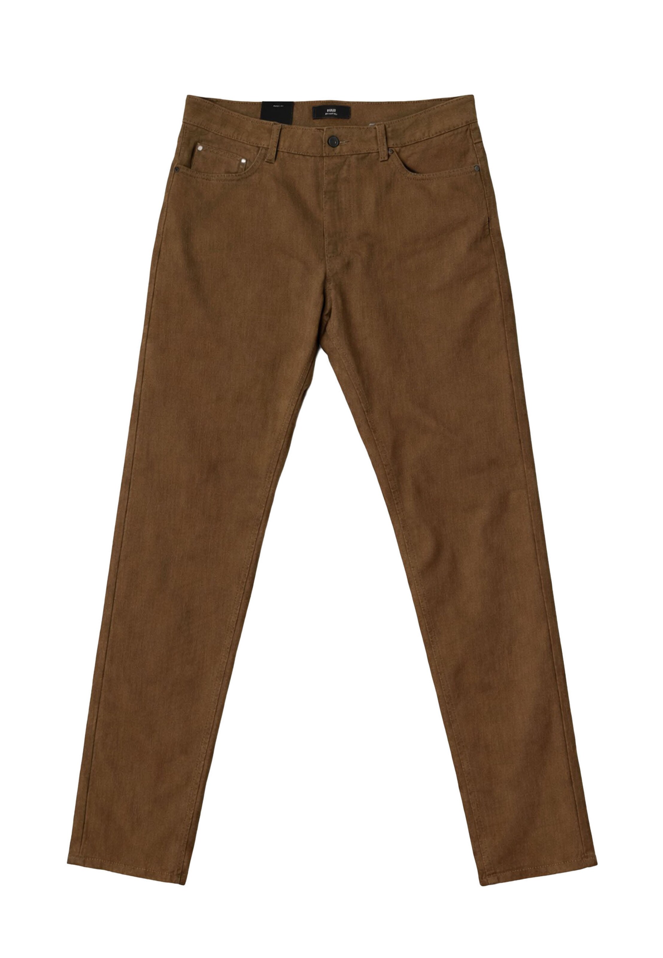 Clean Cut Copenhagen Chino kalhoty 'London Caden' – hnědá: přední strana