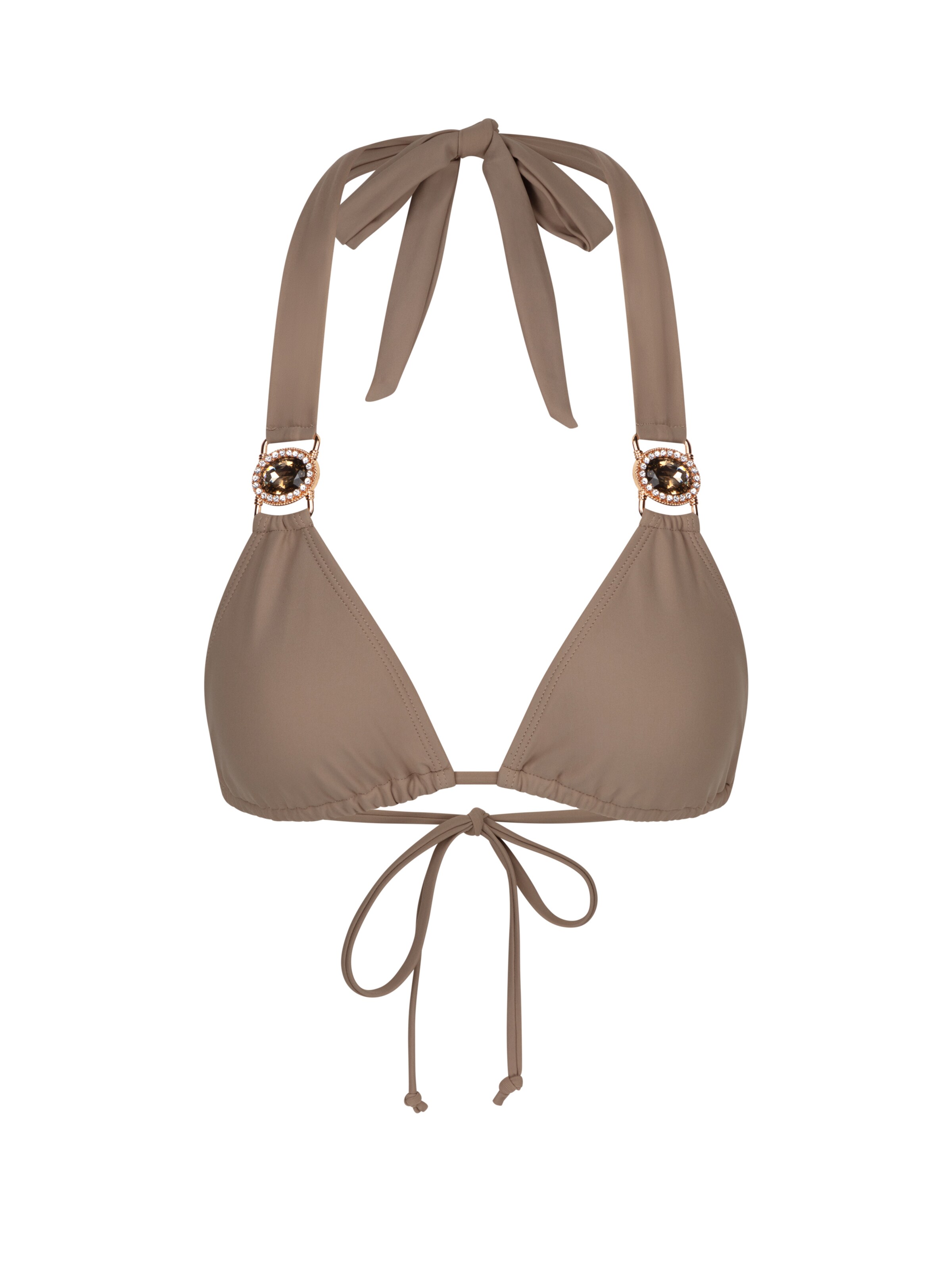 Moda Minx Bikinitop 'Amour' in de kleur Bruin, Productweergave