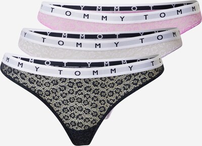 Tanga Tommy Hilfiger Underwear pe mov deschis / negru / alb, Vizualizare produs