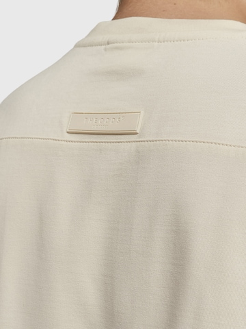 THE ODDS Shirt 'Loose T-Shirt / alphabet' in Beige