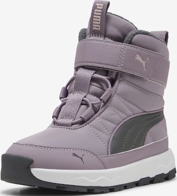 PUMA Snow Boots 'Evolve' in Purple: front