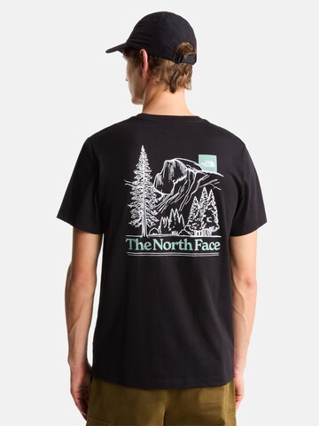 THE NORTH FACE Μπλουζάκι 'Monte' σε μαύρο: μπροστά