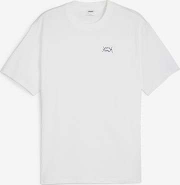 PUMA Performance Shirt 'Jaws EMB' in White: front