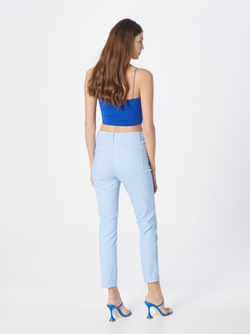 Coupe slim Jean 'Zelina' Kaffe en bleu