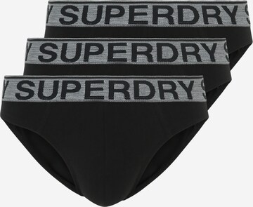 Superdry Slipy w kolorze czarny: przód