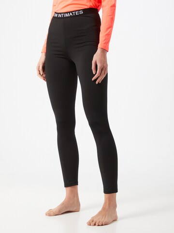 OW Collection Skinny Leggings in Black: front