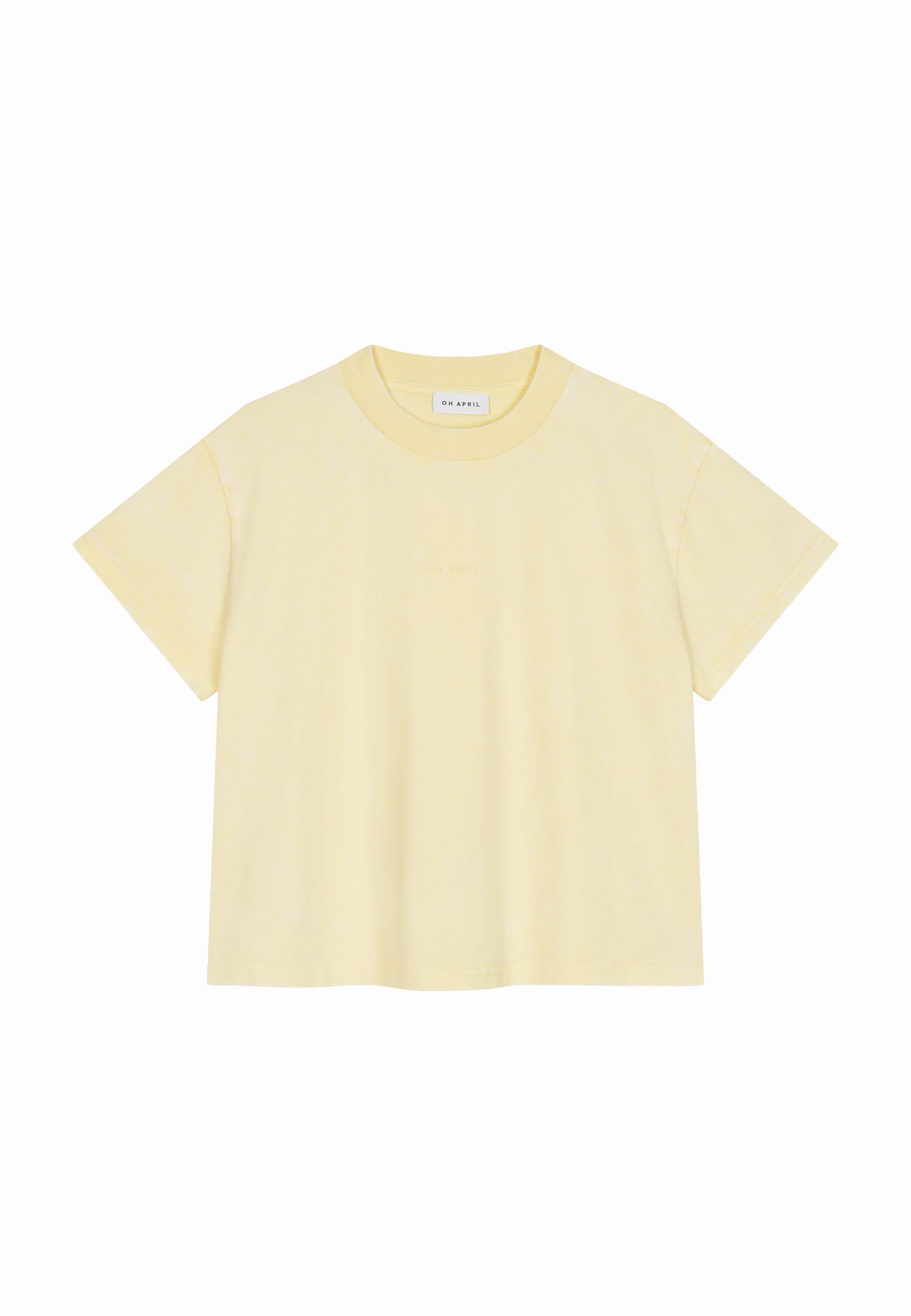 OH APRIL - Camiseta 'Ella' en amarillo: frente