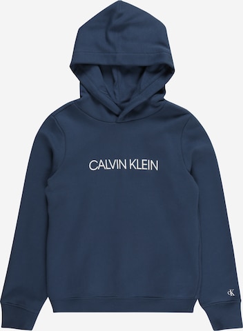 Calvin Klein Jeans Sweatshirt in Blauw: voorkant