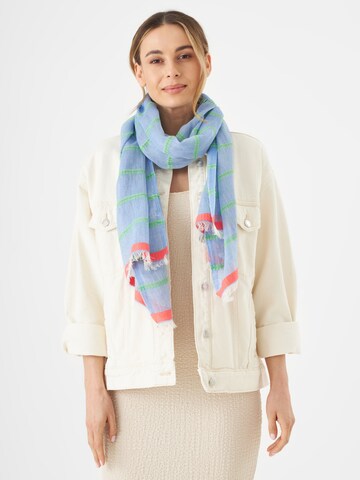 CODELLO Scarf in Blue: front