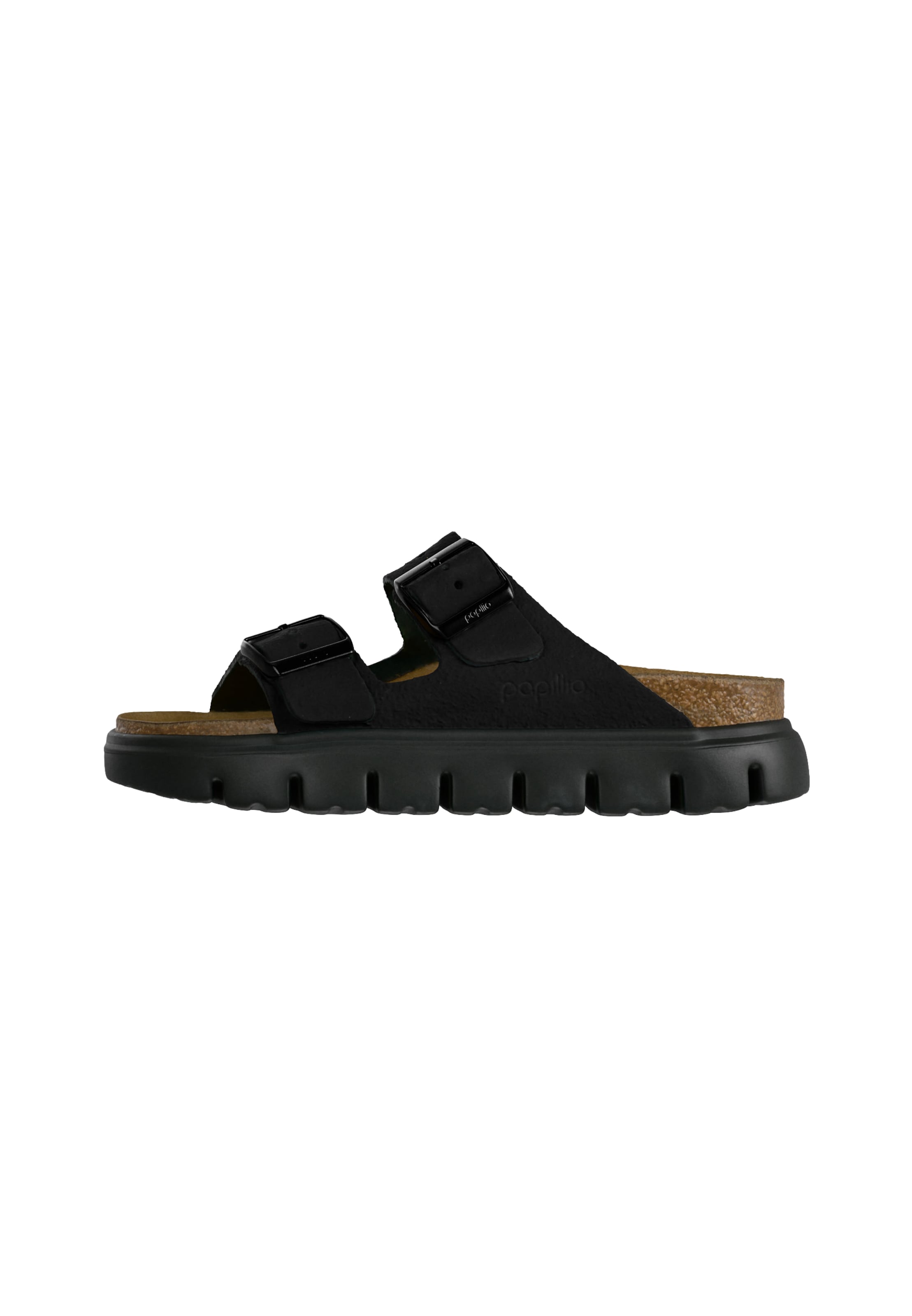 BIRKENSTOCK - Zapatos abiertos 'Arizona' en negro: frente