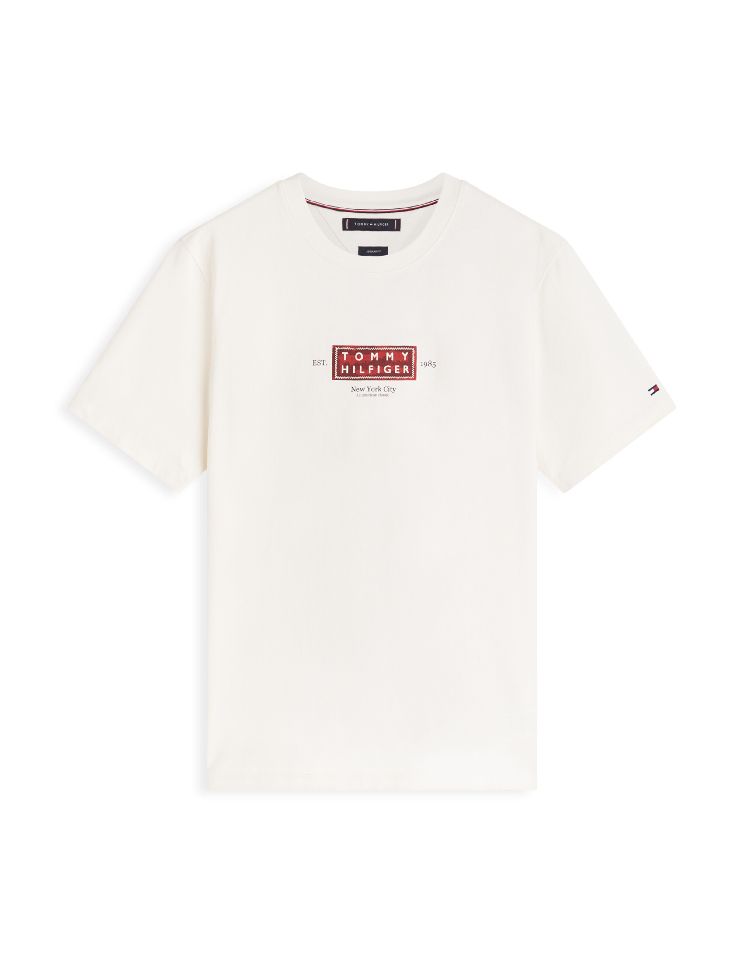 T-Shirt 'HERITAGE' TOMMY HILFIGER en beige : devant
