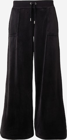 Wide Leg Pantalon Juicy Couture en noir : devant