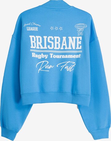 Bershka Sweatshirt in Blue