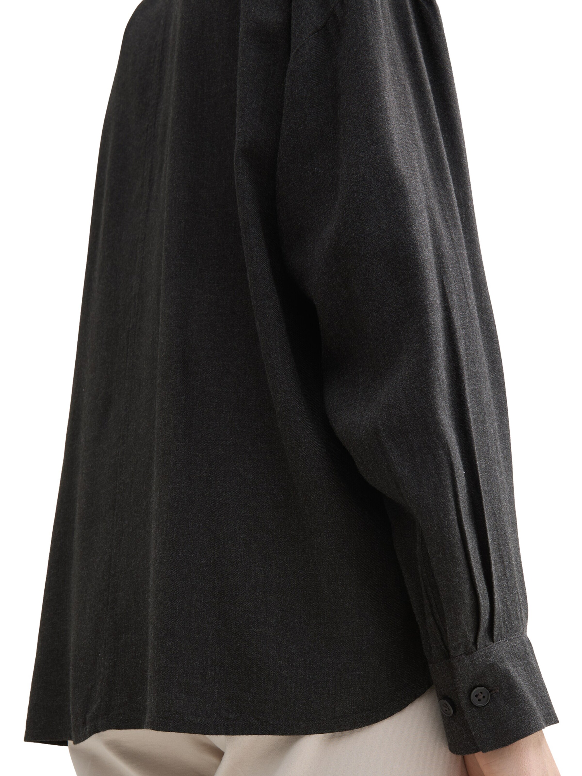 TOM TAILOR DENIM Bluse in Grau