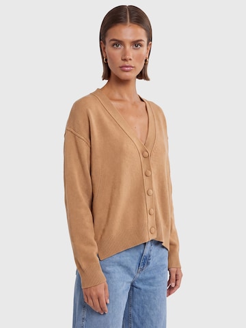 APART Strickjacke in Braun: Vorderseite