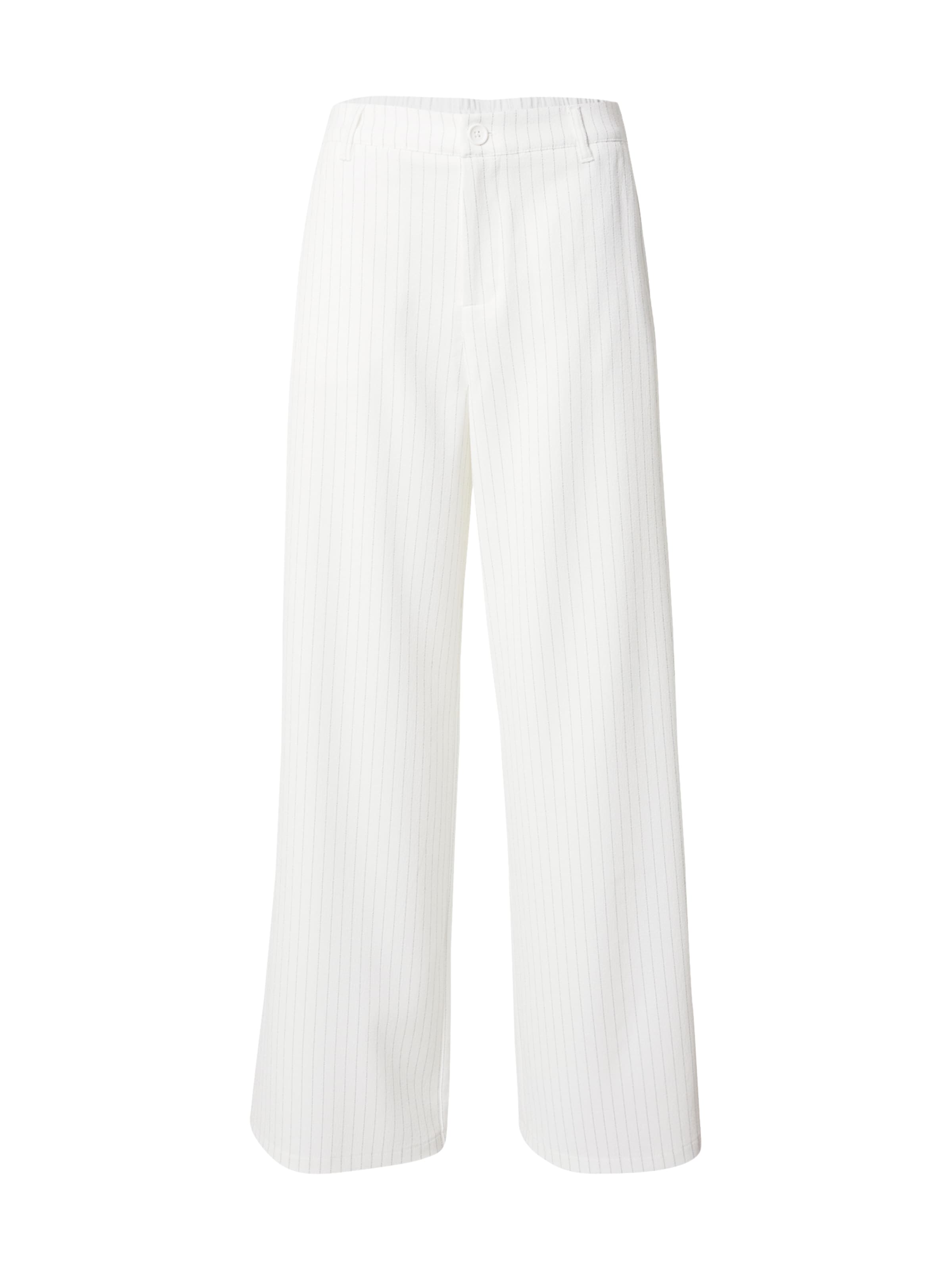 QS Wide leg Trousers in White: front