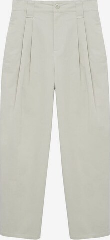 MANGO Pleat-Front Pants 'Mint' in Green: front