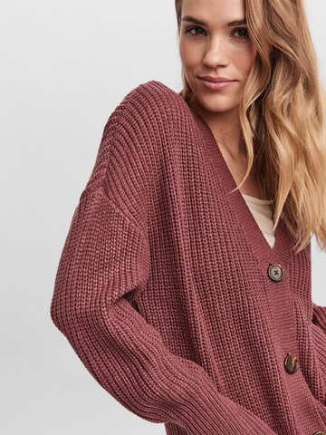 VERO MODA Πλεκτή ζακέτα 'Lea' σε λιλά