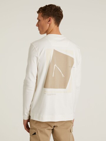 CHASIN' Shirt 'Argon' in Wit: voorkant
