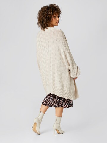 A LOT LESS Knit Cardigan 'Sina' in White