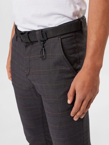 TOM TAILOR DENIM Regular Chino Pants in Grey