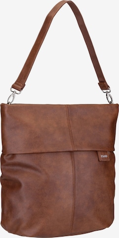 ZWEI Shoulder Bag in Brown: front