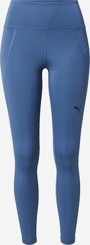 PUMA Skinny Sportsbukser 'Essentials' i blå: forside