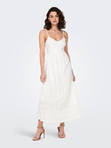 ONLY Summer Dress 'Ellen' in White