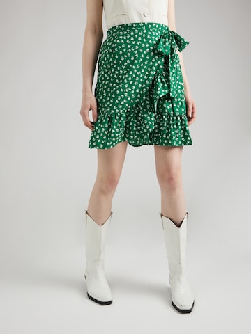 ONLY - Falda 'Olivia' en verde: frente