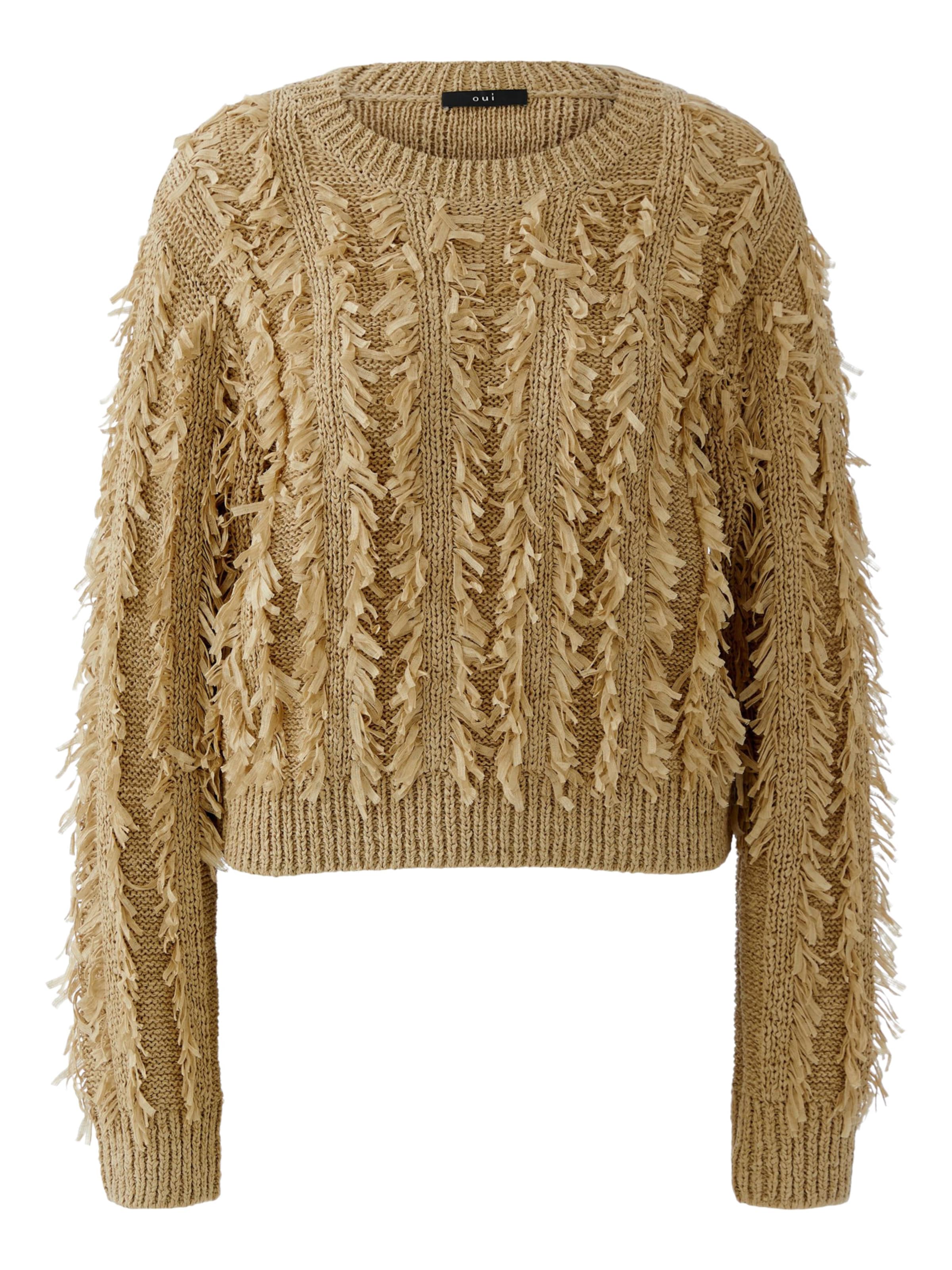 OUI Pullover in Braun: Vorderseite