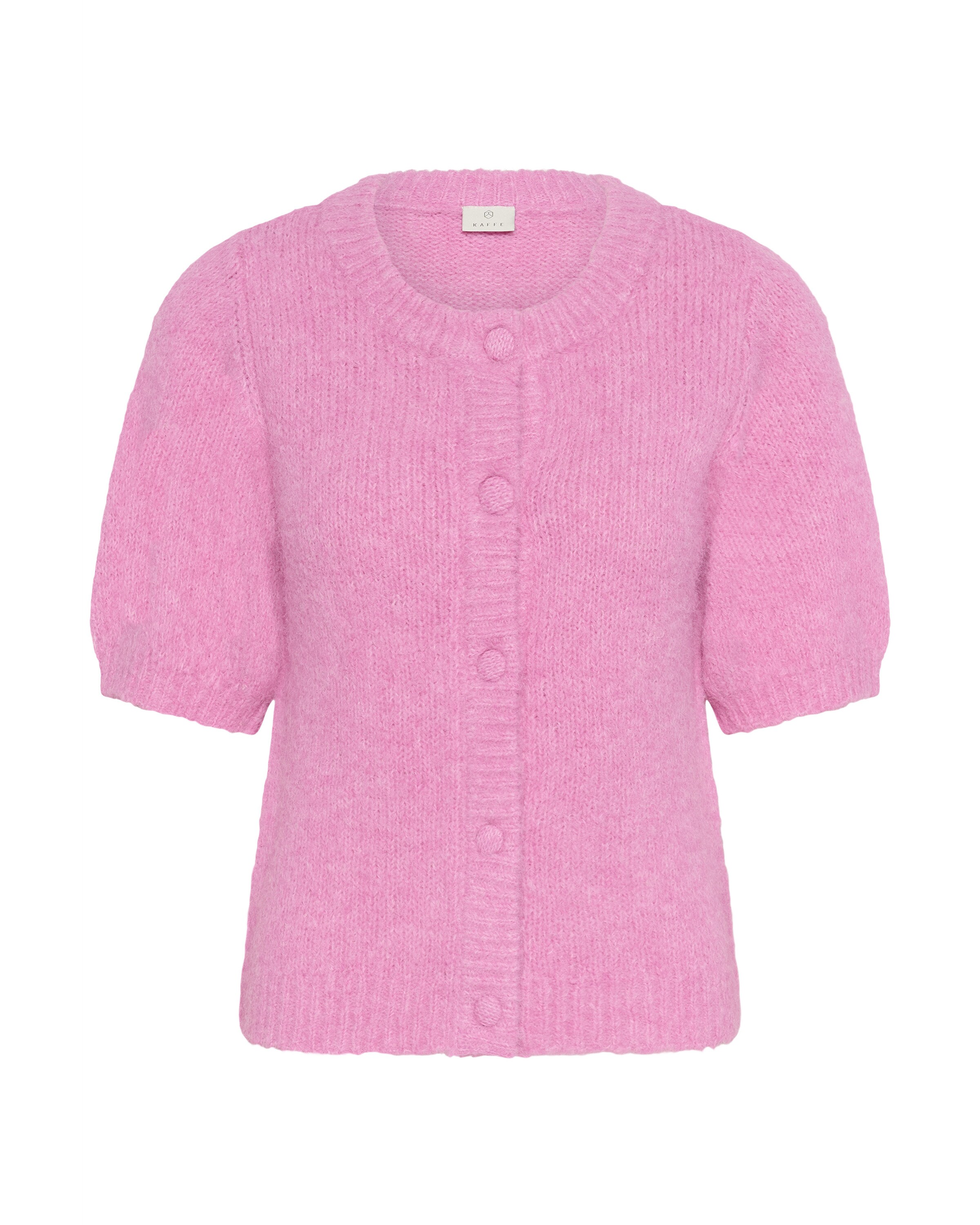 Kaffe Gebreid vest 'KAEmelie' in Roze: voorkant