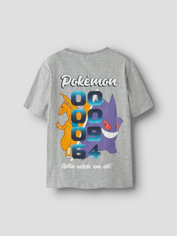 NAME IT - Camiseta 'NKMMATH POKEMON' en gris