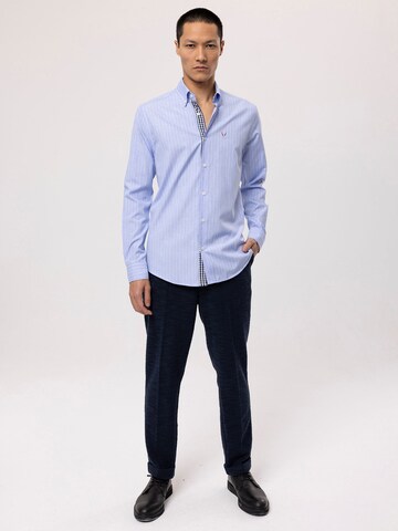 By Diess Collection Regular fit Button Up Shirt in Blue