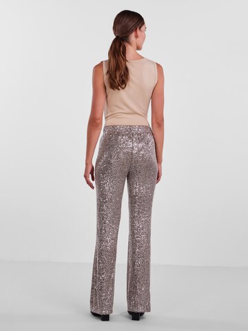 évasé Pantalon 'Steel' Y.A.S en marron