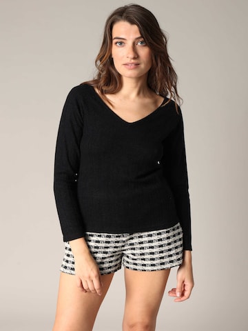 Deeluxe Shirt 'TAIFFY' in Zwart: voorkant
