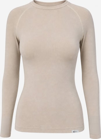 T-shirt ' Lyana ' Smilodox en beige : devant