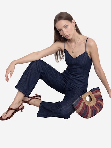Dilvin Jumpsuit 'Overalls'‌‌‌‌‌‌‌‌‌‌ in Blau