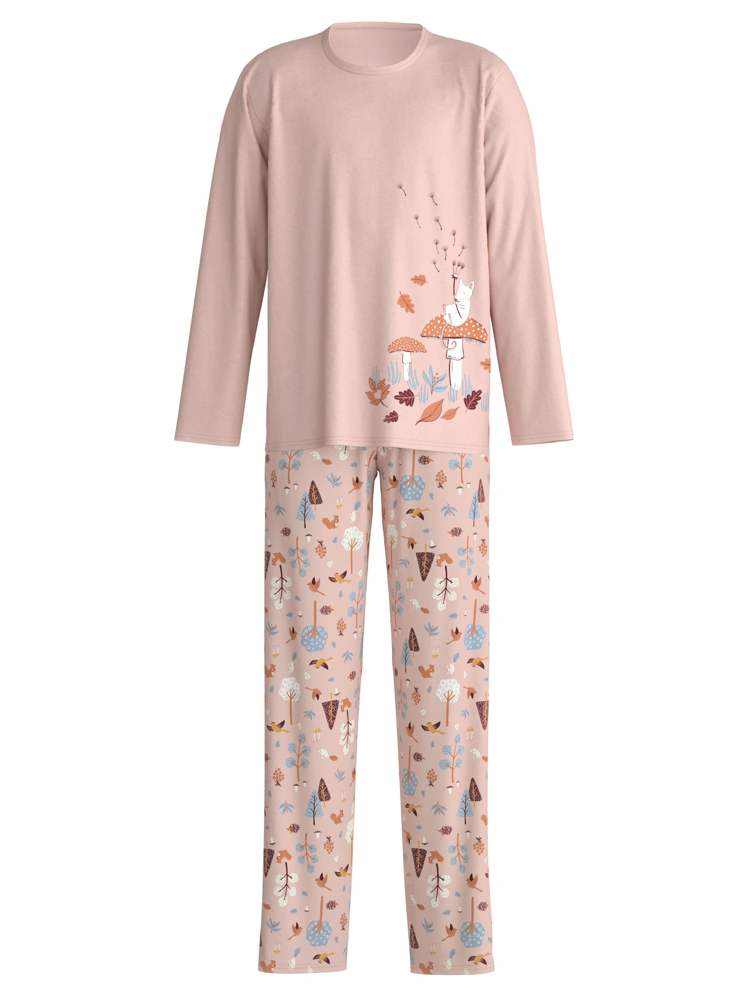 CALIDA Schlafanzug 'Kids Forest' in Pink