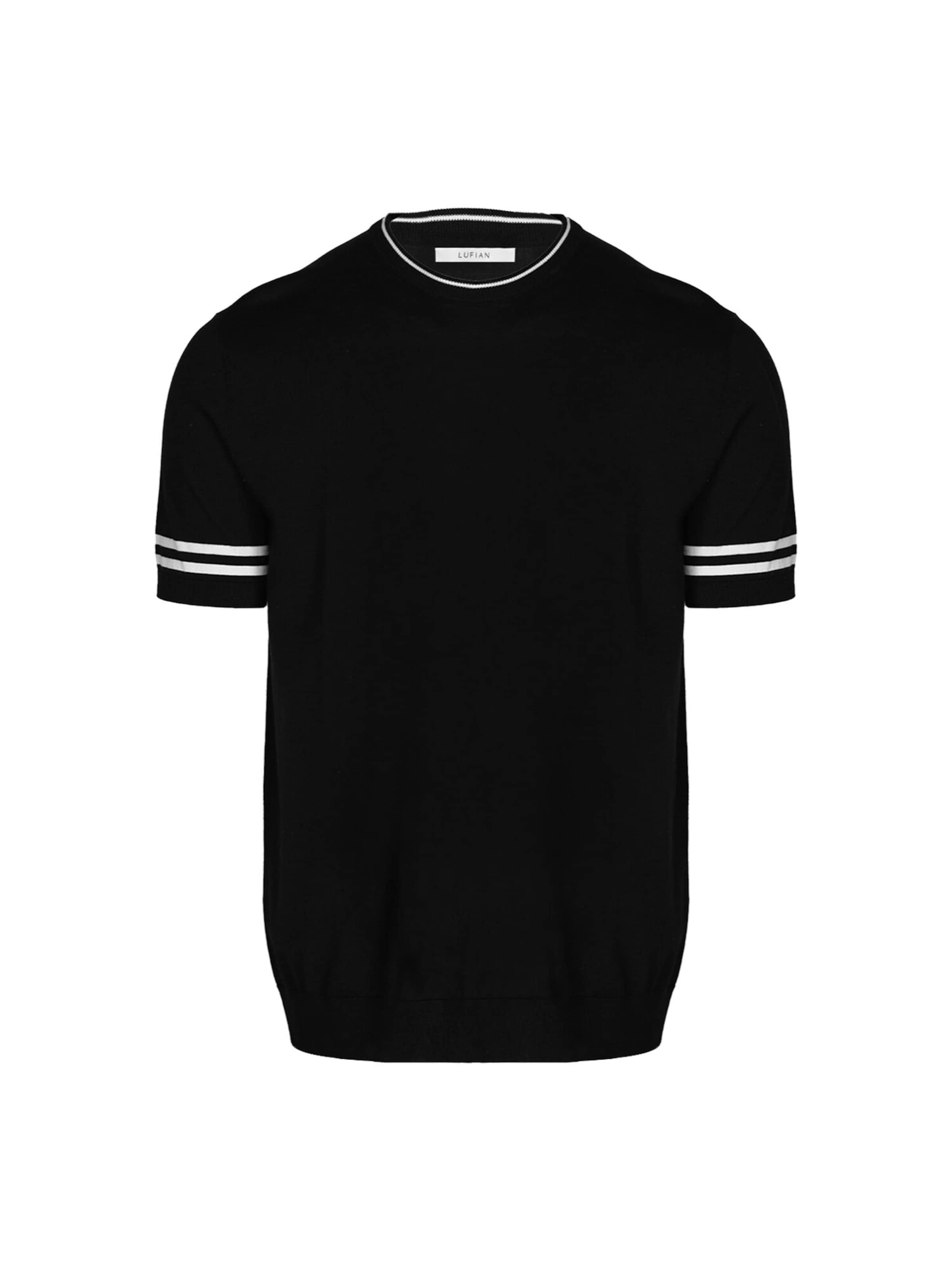 Lufian Sweater 'Robert' in Black: front