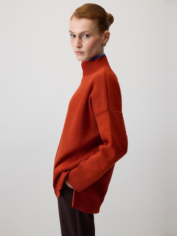 Touche Prive Gebreid vest in Rood