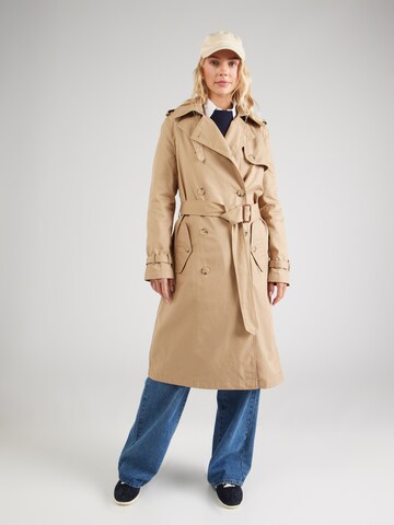 Lauren Ralph Lauren Ανοιξιάτικο και φθινοπωρινό παλτό 'FRAYCEA' σε μπεζ: μπροστά