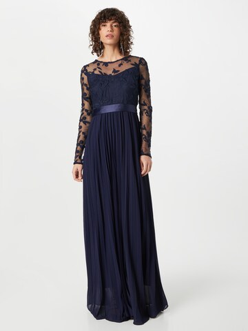 Coast Evening Dress in Blue: front