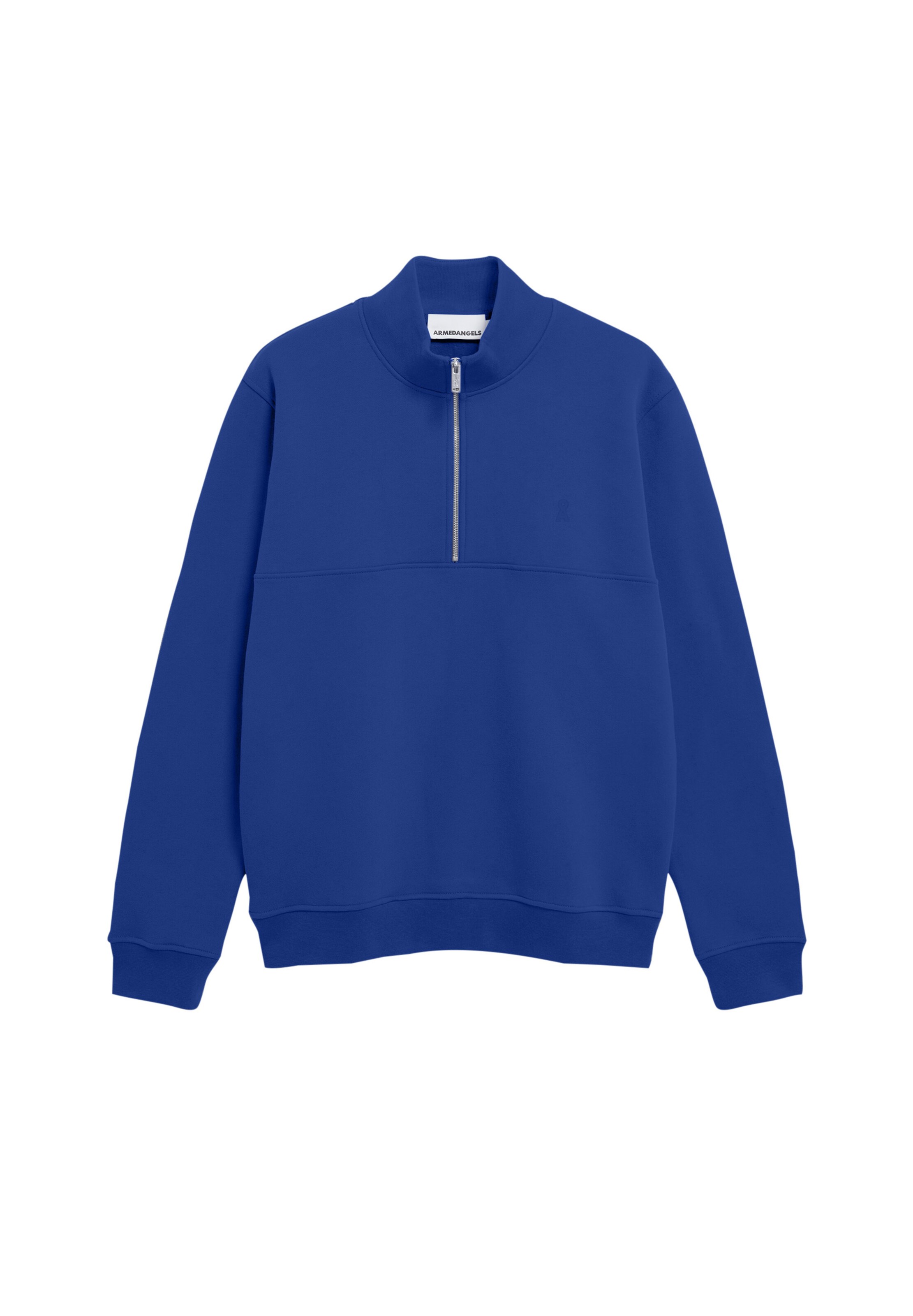 ARMEDANGELS Pullover WAARLO FLEECE in Blau: Vorderseite