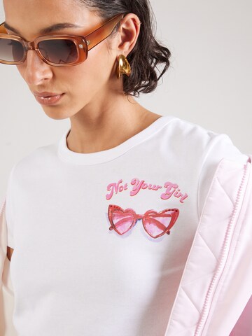 HUGO - Camiseta 'Delanor_2' en blanco