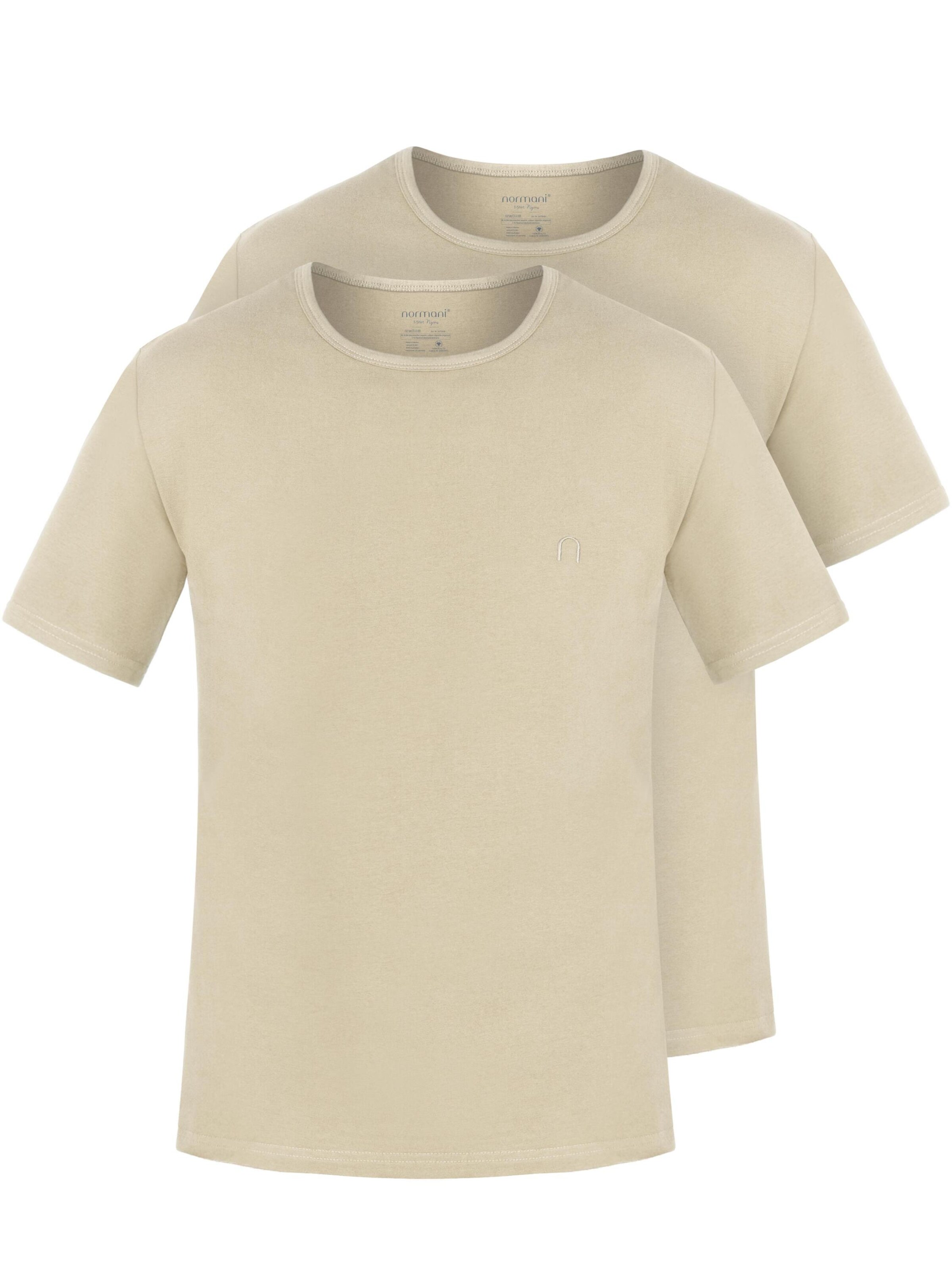 T-Shirt ' Nyons ' normani en beige : devant